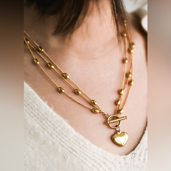 LAYERED HEART NECKLACE (2026) - Picture 7 of 7